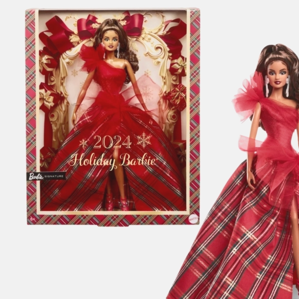 Barbie Signature Holiday Doll in Red Dress